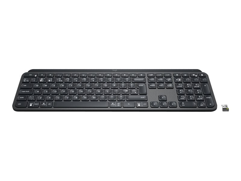 Logitech MX Keys for Business - Computer Keyboard - Bluetooth, 2.4 GHz - QWERTY - UK - DRWORKS Logitech MX Keys for Business - Computer Keyboard - Bluetooth, 2.4 GHz - QWERTY - UK - DRWORKS